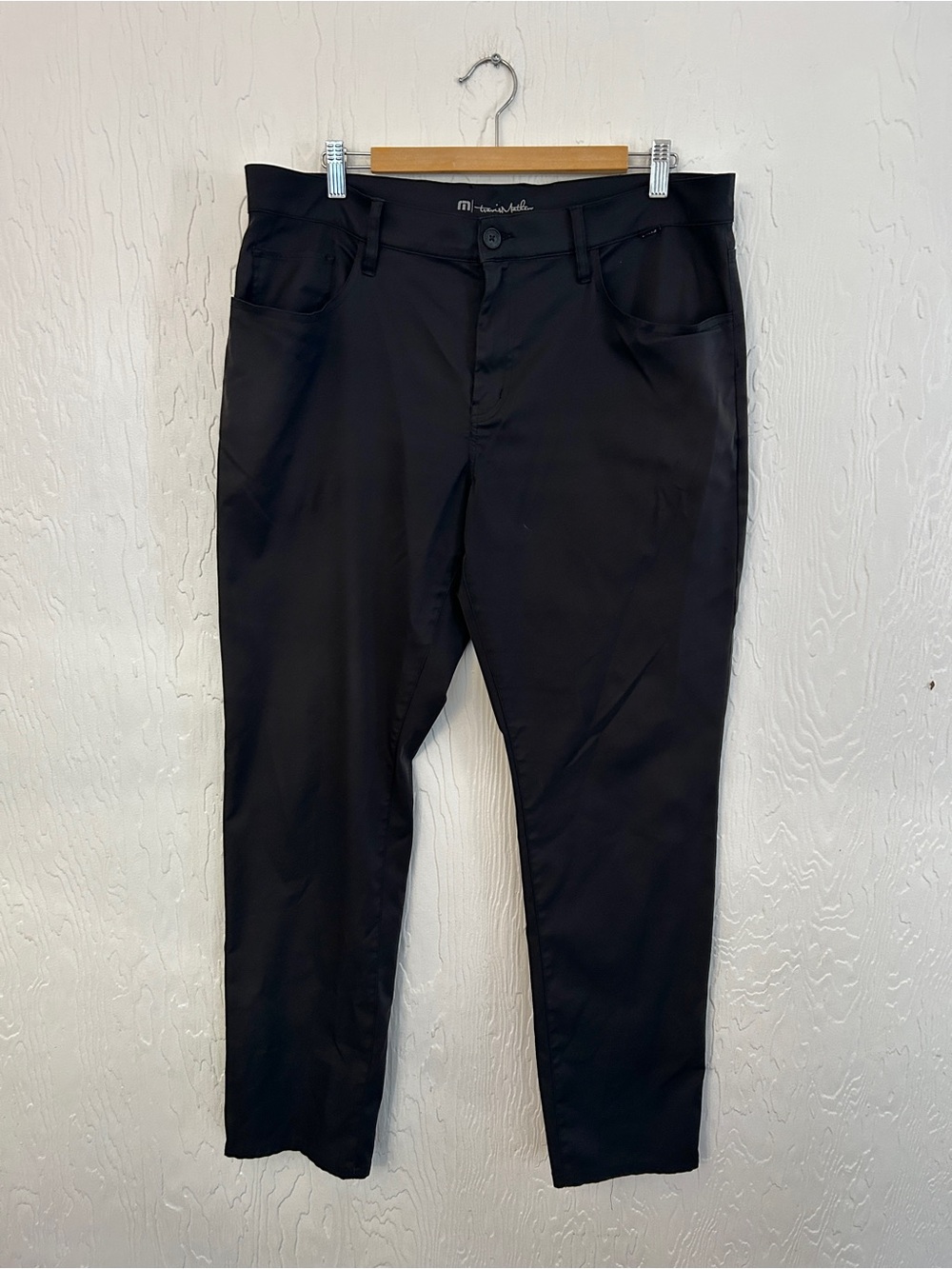 TRAVIS MATHEW Black Golf Pants Men's 36x32